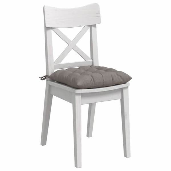 Sædehynder - EKSKLUSIV HUS - Sæt af 4 (40 x 40 x 6 cm) - Taupe - Polyesterfyld - Maskinvaskbar Mol