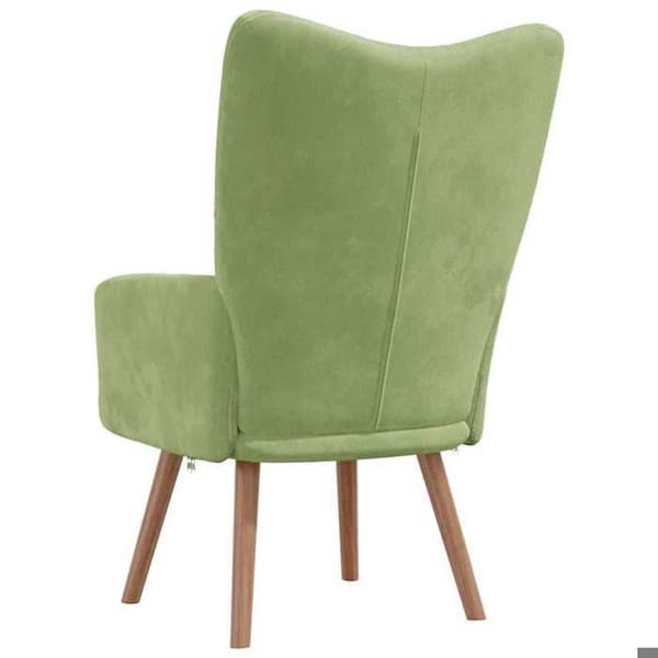 Maison Exclusive - Ljusgrön Velour Relaxstol