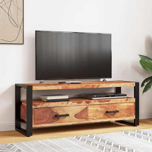 Maison Exclusive - TV-møbel 120x35x45 cm Solid Sesham-træ