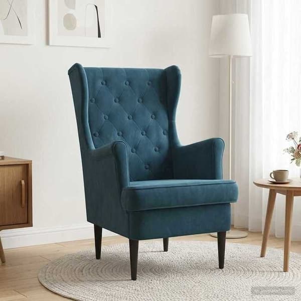 Maison Exclusive - Blå Sammet Fåtölj