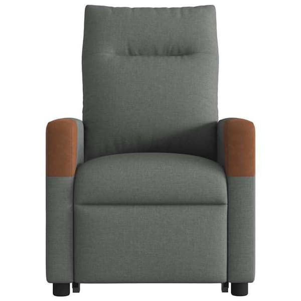 Maison Exclusive - Grått tyg reclinerfåtölj Mörkgrå
