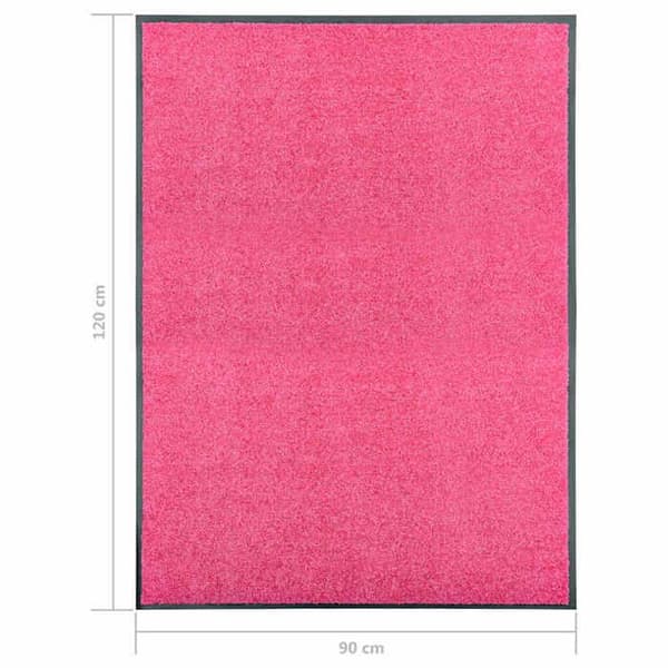 Maison Exclusive - Vaskbar dørmåtte Rosa 90x120 cm