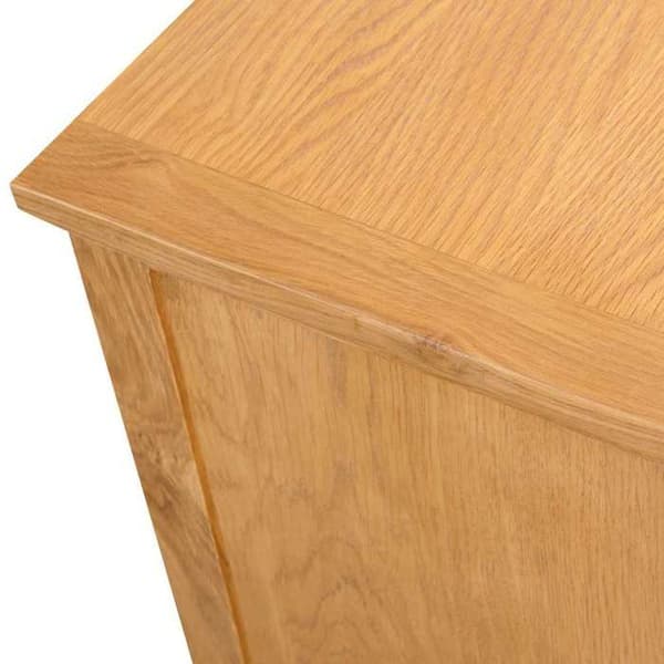 Maison Exclusive - TV-møbel 110x35x44 cm i massiv egetræ