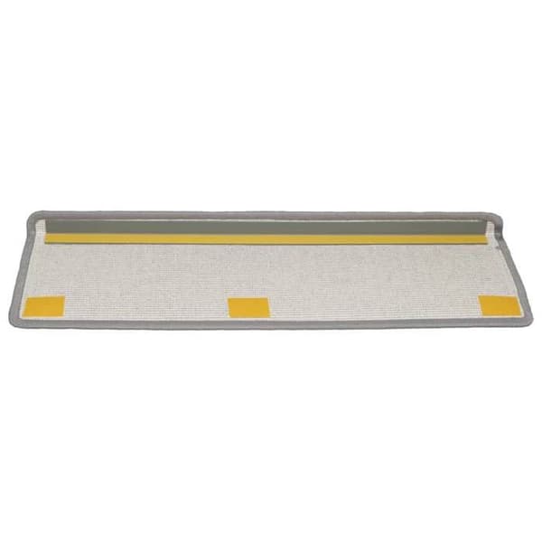 Trappe tæppe - Eksklusivt hjem - 15 stykker - 65 x 21 x 4 cm - Lys grå Ljusgrått