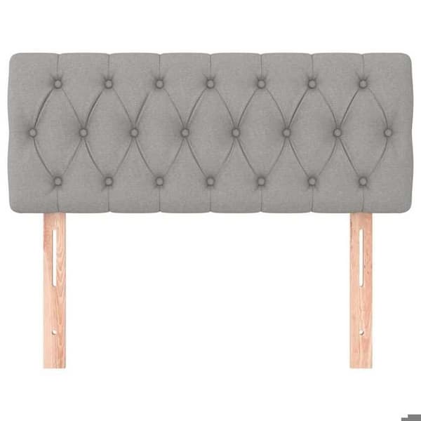 Maison Exclusive - Hovedgærde Lys grå 100x7x78/88 cm Stof