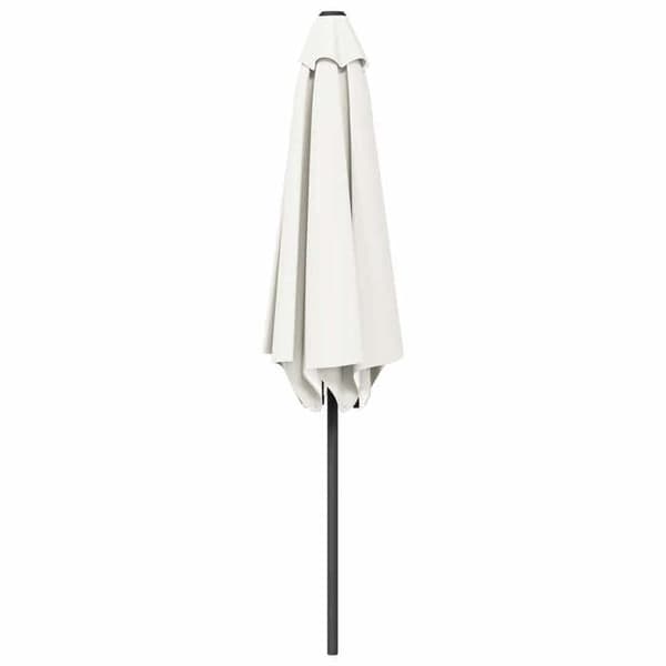 Maison Exclusive - Trädgårdsparasol 230 x 230 cm Polyester Rektangulär Kräm