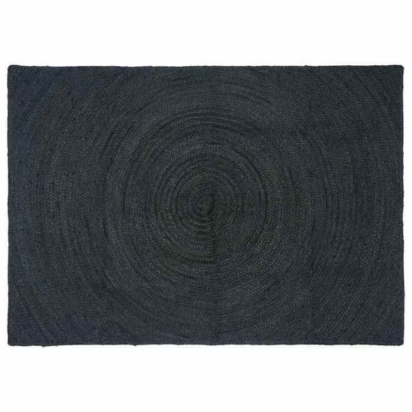 Maison Exclusive - Tummanharmaa pinta matto 140 x 200 cm Jute