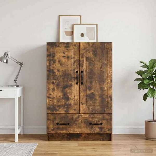 Maison Exclusive - Buffet Røget Eg 66 x 34,5 x 92 cm Ingeniørtræ