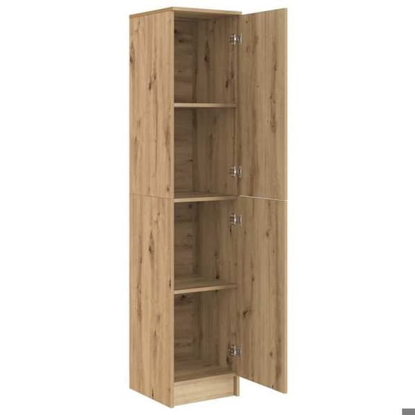 Buffet høj - EKSKLUSIV HUS - Høj skab - Eg - Spånplader - 35 x 39 x 168 cm Ek