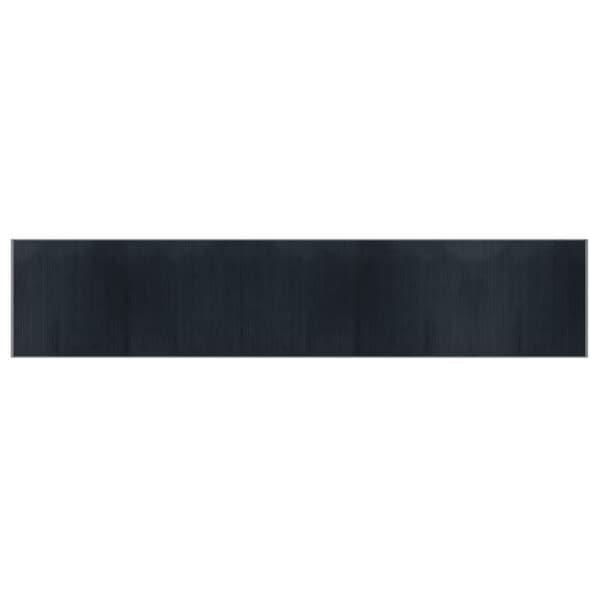 Maison Exclusive - Rektangulær grå tæppe 100x1000 cm bambus grå