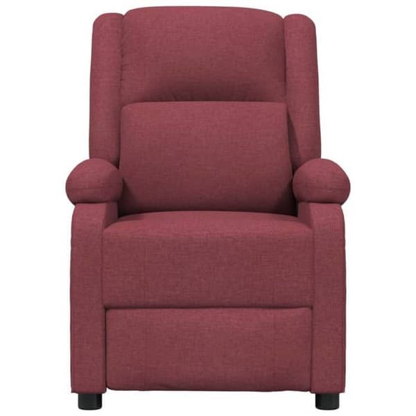 Maison Exclusive - Elektrisk massagefåtölj Bordeaux Tyg