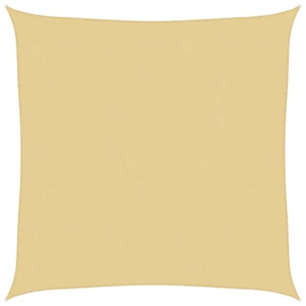 Maison Exclusive - Skygge-sejl sand 4x4 m 100 % polyester oxford
