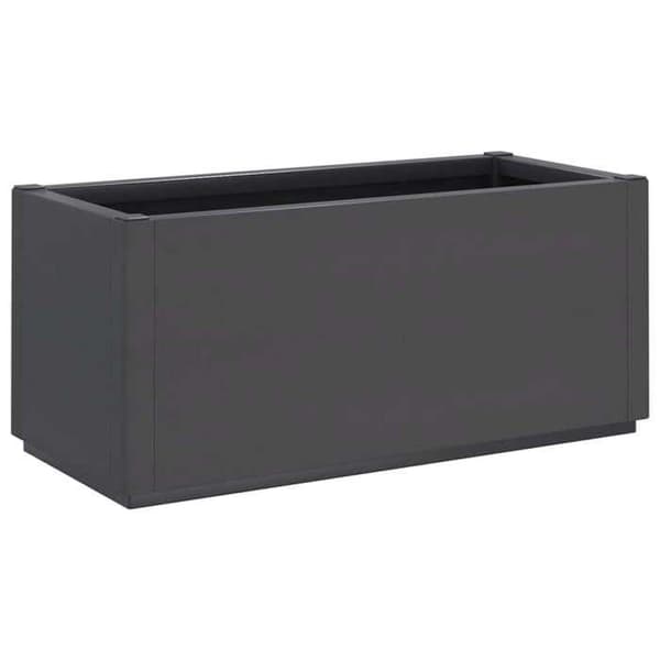 Maison Exclusive - Mörkgrå kruka 80x36x35 cm PP