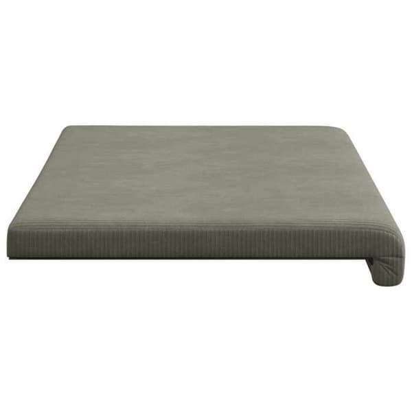 Maison Exclusive - Samettinen penkkityyny, vaaleanharmaa, syvyys 35 cm Ljusgrått