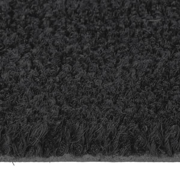 Maison Exclusive - Sort dørmåtte 60x90 cm tuftet kokosfiber svart