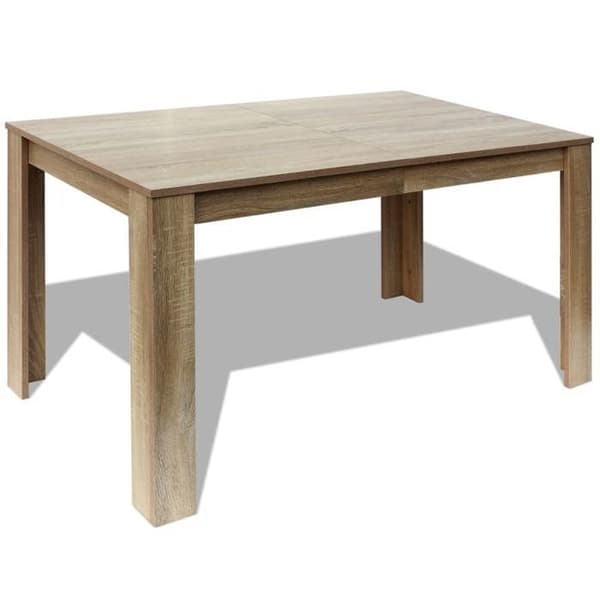 Maison Exclusive - Matbord 140x80x75 cm ek Ek