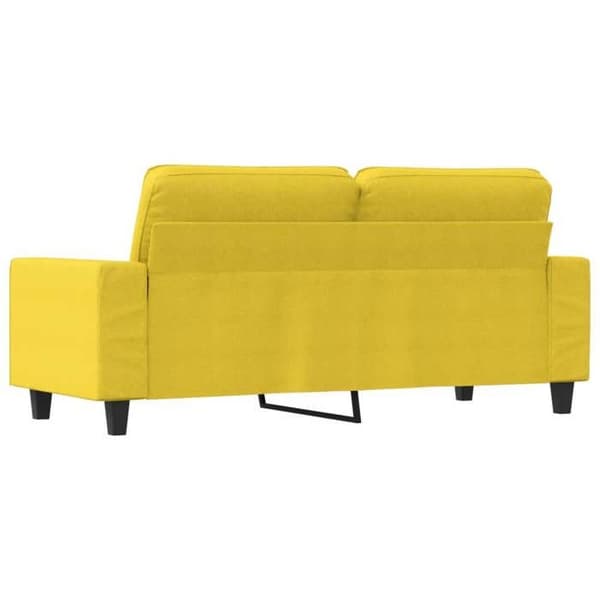 Maison Exclusive - Soffa 2-sits Gul 140 cm Tyg