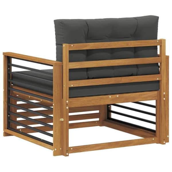 Maison Exclusive - Udendørs sofa i massivt akacietræ og polyester