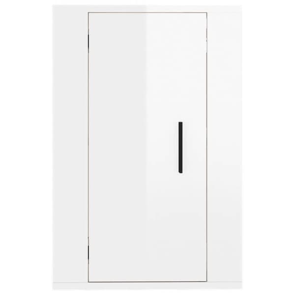 Maison Exclusive - Väggmonterade TV-möbler 2 st Vit glans 40x34,5x60 cm