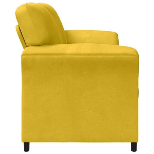 Maison Exclusive - Soffa 2 platser Gul Sammet