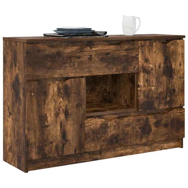 Maison Exclusive - Buffet Røget Eg 100 x 30 x 65,6 Ingeniørtræ