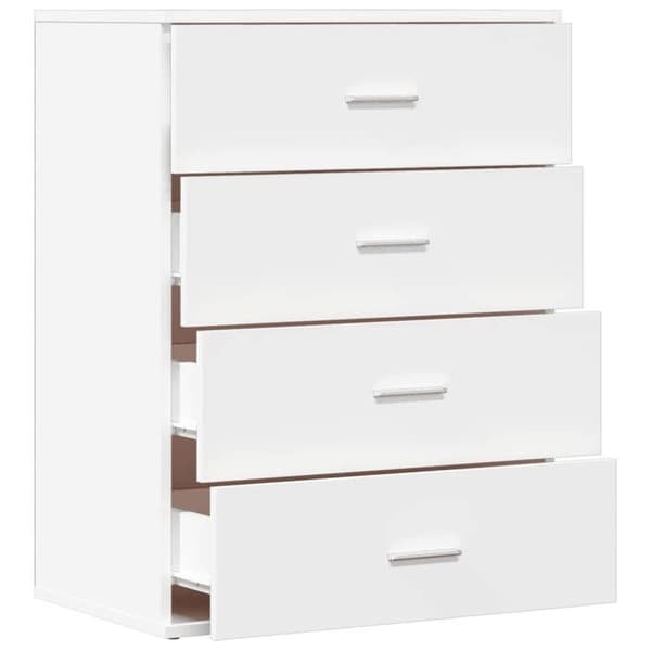 Maison Exclusive - Vit buffé 60x39x80 cm i ingenjörsträ