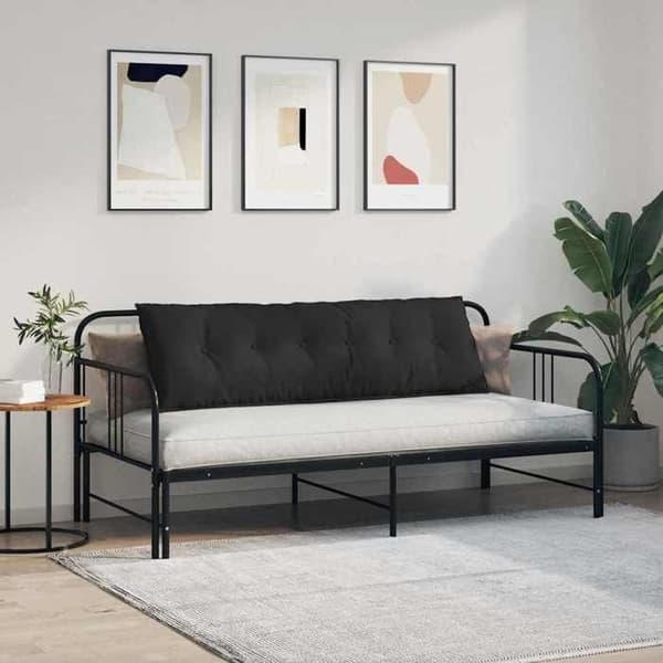 Maison Exclusive - Sort Rygpude 160 x 50 cm Mikrofiberstof