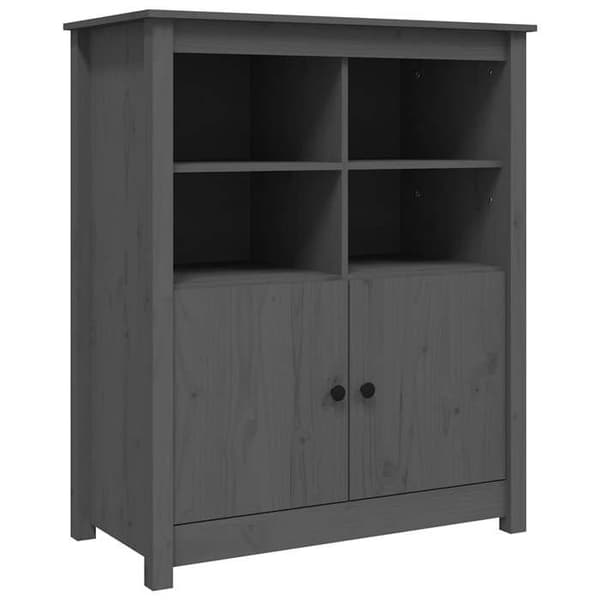 Maison Exclusive - Buffé Grå 83x41,5x100 cm Massivt furu