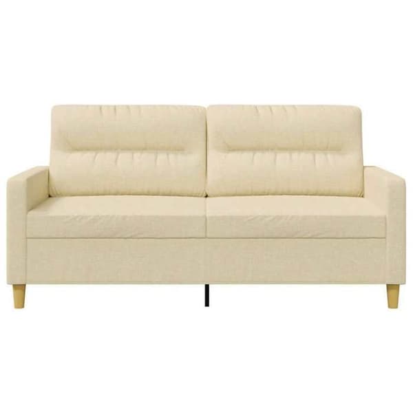 Maison Exclusive - 2-personers sofa Creme 140 cm Stof