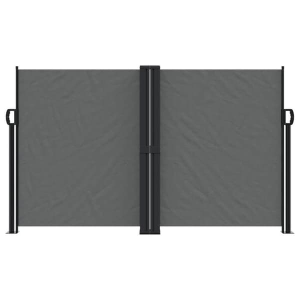 Maison Exclusive - Retractable sidokåpa antracit 140x600 cm