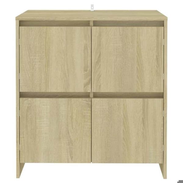 Maison Exclusive - Buffé Ek sonoma 70x41x75 cm Ingenjörsträ