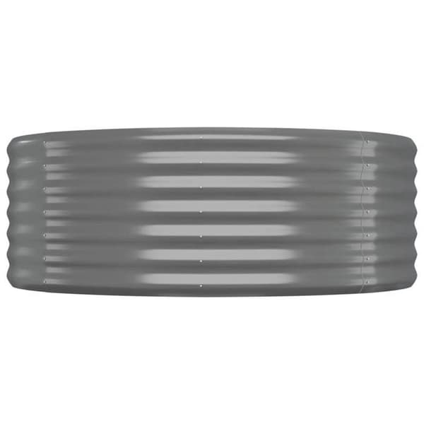 Maison Exclusive - Korotettu puutarhavuode Galvanoitu teräs 507x100x36cm harmaa grå