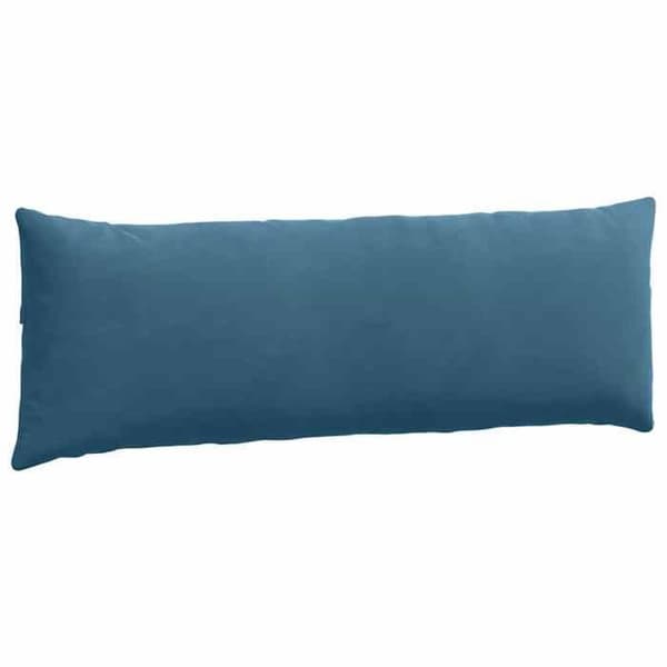 Soffkuddar - EXKLUSIV HEM - 120 x 40 cm (set om 2) - Kordfløyel - Blå - Polyesterfyllning Blå