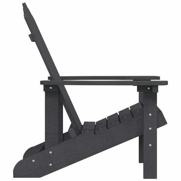 Maison Exclusive - Adirondack havestol i PEHD antracit antracit