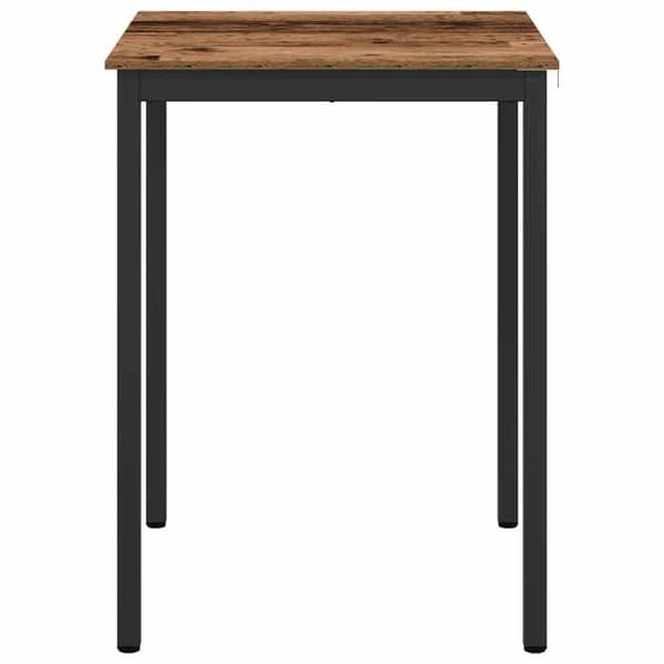 Matbord - EXKLUSIV HEM - Rektangulär - Ingenjörsträ - Metallben - 80 cm