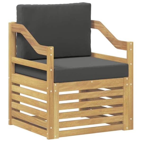 Maison Exclusive - Utomhussoffor i polyester vit och antracit Vit