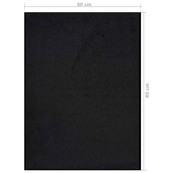 Maison Exclusive - Musta Matto 60x80 cm Svart