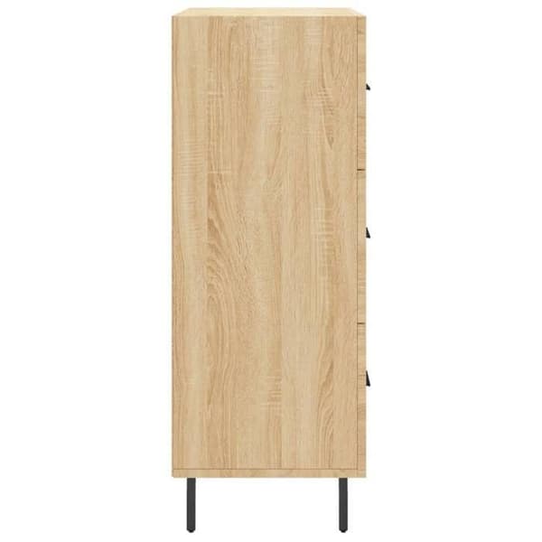 Maison Exclusive - Buffé ek sonoma 69,5x34x90 cm ingenjörsträ