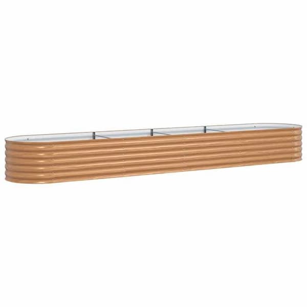 Maison Exclusive - Hævet seng Brun 400 x 80 x 44 cm Stål