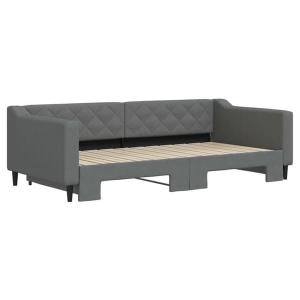 Päivävuode - MAISON EXCLUSIVE - Maison Exclusive - vuodesohva - 100 x 200 cm - Tummanharmaa Mörkgrå