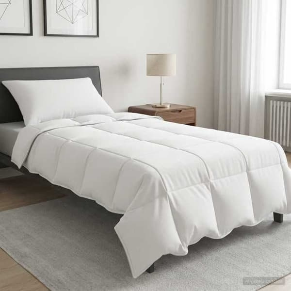 Maison Exclusive - Duvetset 2 pc 135 x 200 cm Vinter Bambus Vit