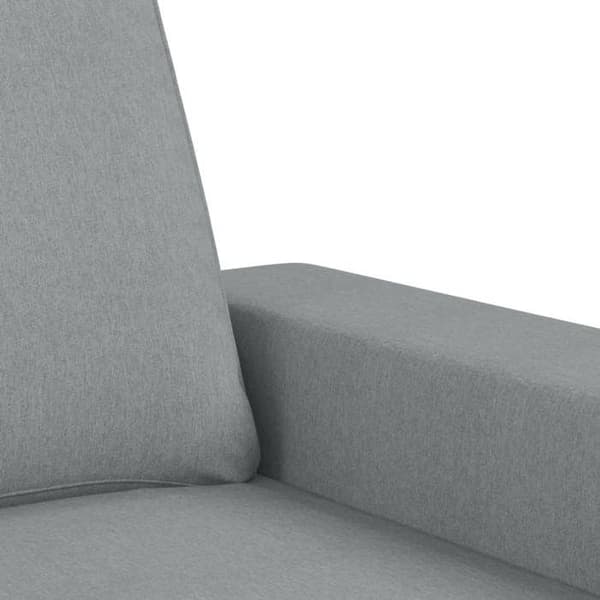 Maison Exclusive - 3-delad soffa i ljusgrått tyg
