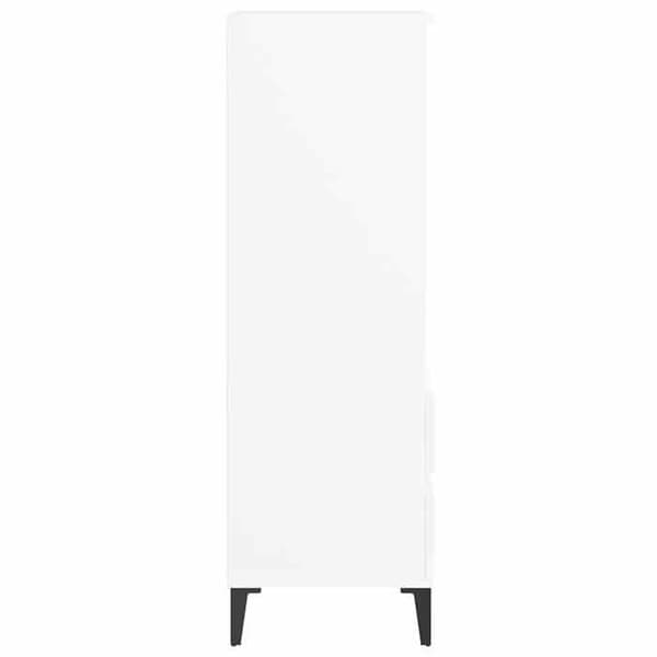 Maison Exclusive - Buffé hög Vit 40x36x110 cm Ingenjörsträ