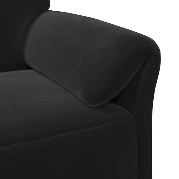 Maison Exclusive - 2-paikkainen sohva Musta Sametti