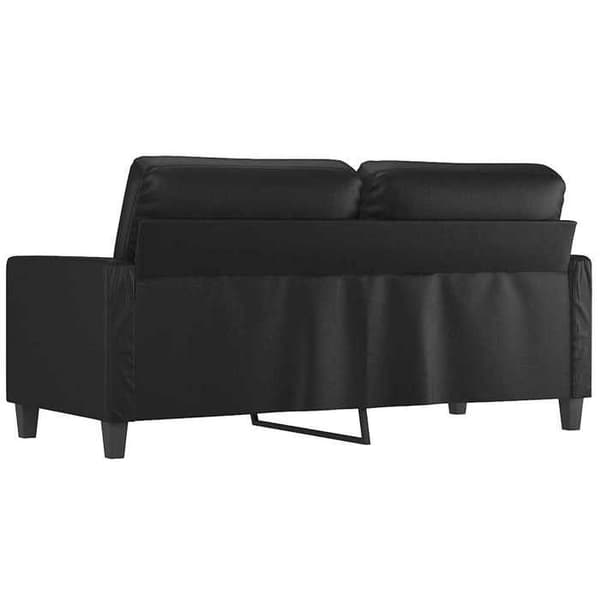 Maison Exclusive - 2-personers Sofa Sort 140 cm Syntetisk Læder