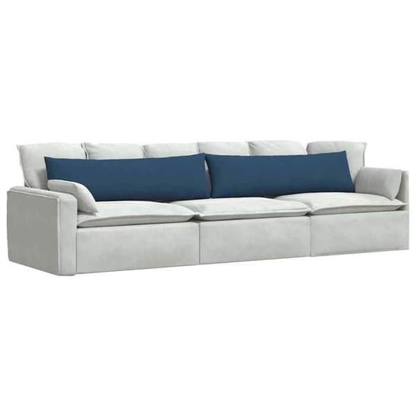 Sittkuddar - EXKLUSIVT HEM - 145 x 40 cm (2-pack) - Blå - Dragkedja - Polyesterfyllning Blå