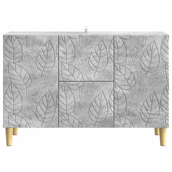 Maison Exclusive - Buffet Grå beton 89 x 34,5 x 60 cm Ingeniørtræ