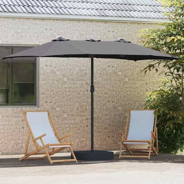 Maison Exclusive - Anthracite-puutarhavarjo 385 x 209 x 244 cm