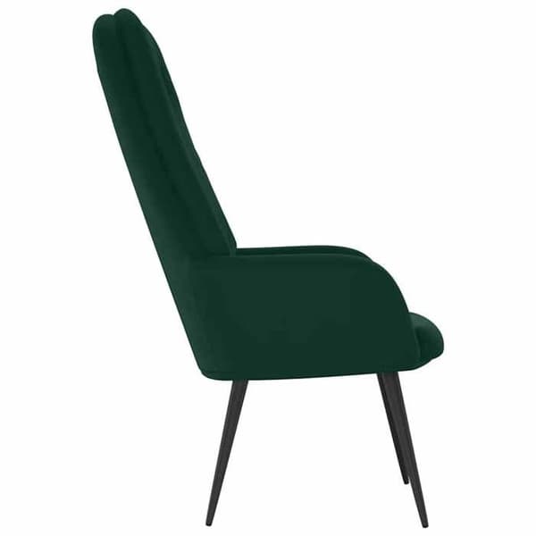 Maison Exclusive - Mörkgrön Velour Relaxstol Mörkgrön
