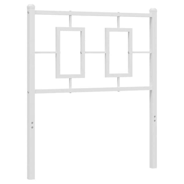 Maison Exclusive - Erstatnings hovedgærde metal hvid 75 cm